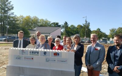 1ère pierre pour le projet de résidence intergénérationnelle Djougou à Évreux